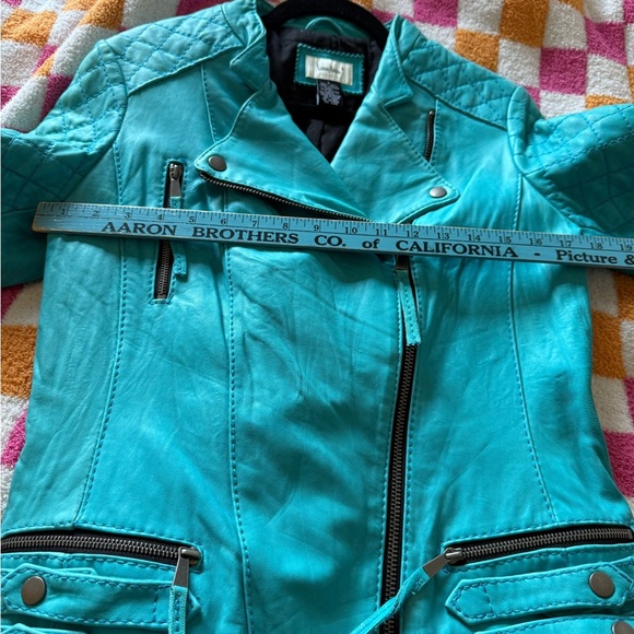 Neiman Marcus Leather Motorcycle Jacket - Picture 9 of 10